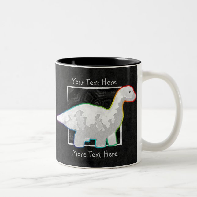 Rainbowed Dinosaur Mug 2 (Right)
