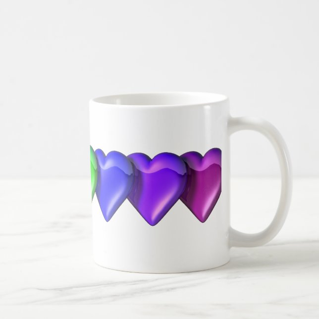 RainbowHearts Coffee Mug (Right)