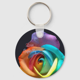 rainbowrose, LoveEqually Key Ring
