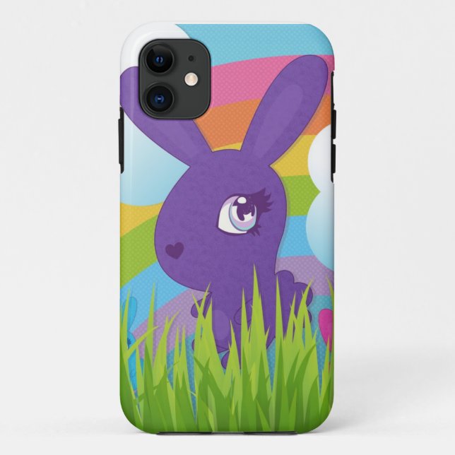 Rainbows and Bunnies Case-Mate iPhone Case (Back)