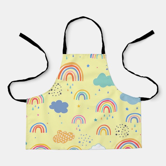 Rainbows and clouds apron (Front)