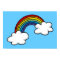 Rainbows and clouds