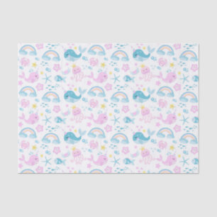 Rainbows And Sea Baby Creatures Tissue Paper