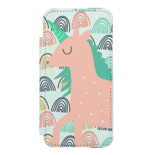Rainbows and Unicorns Incipio Watson™ iPhone 5 Wallet Case
