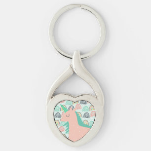 Rainbows and Unicorns Key Ring