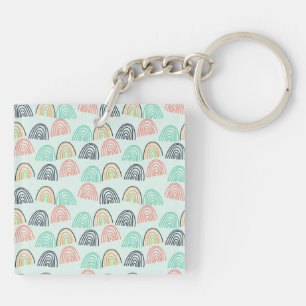 Rainbows and Unicorns Key Ring