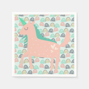 Rainbows and Unicorns Napkin