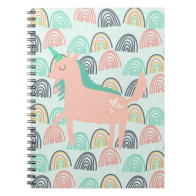 Rainbows and Unicorns Notebook (Front)