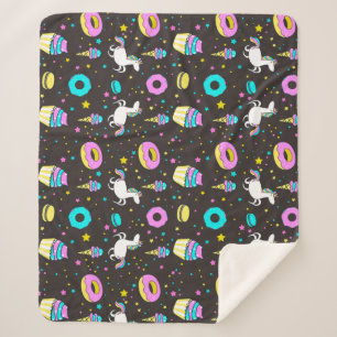 Rainbows and Unicorns Sherpa Blanket