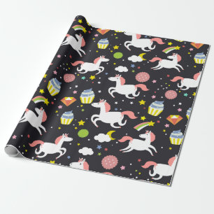 Rainbows and Unicorns Wrapping Paper