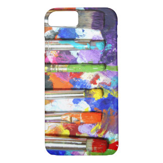 Rainbows In Progress Paint Brush Photography iPhone 8/7 Case