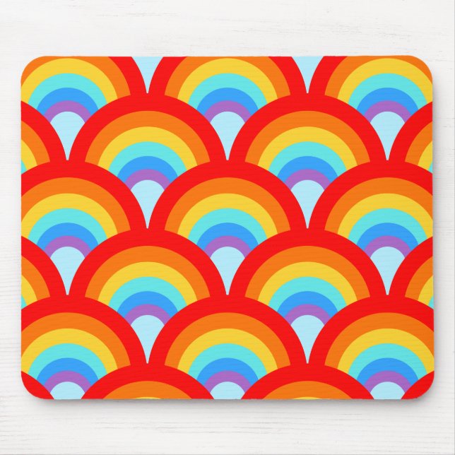 Rainbows Mouse Mat (Front)
