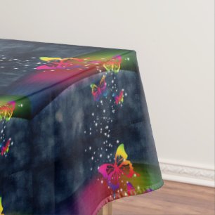 Rainbows n Butterflies Tablecloth