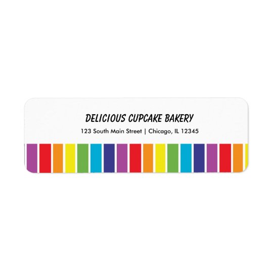 Rainbows Return Address Label