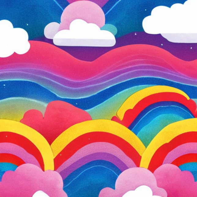 Rainbows with clouds leggings (Creator Uploaded)