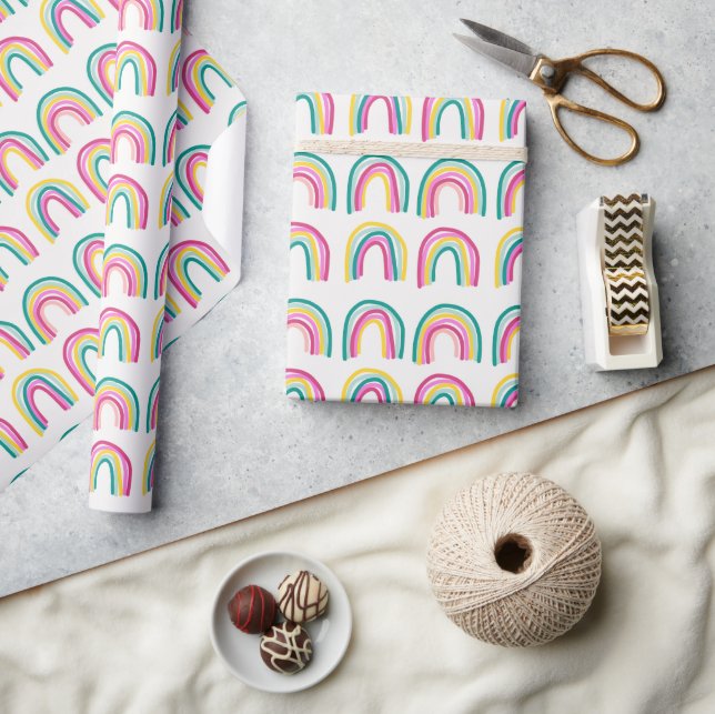 Rainbows Wrapping Paper (Crafts)