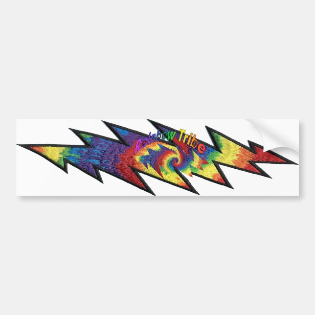 RainbowTribe2100x1800 Bumper Sticker (Front)