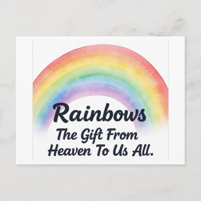 RainbowWitch  Holiday Postcard (Front)