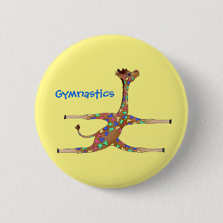 Rainbwo Gymnastics by The Happy Juul Company 6 Cm Round Badge