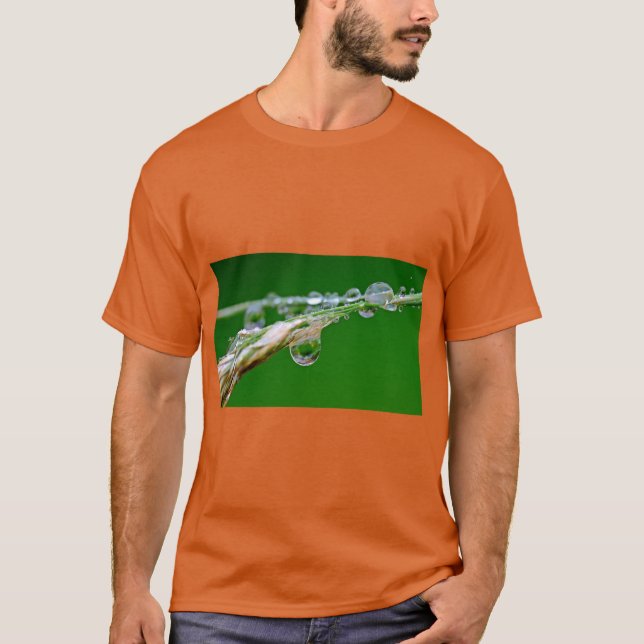 Raindrop Bliss Nature Te T-Shirt (Front)