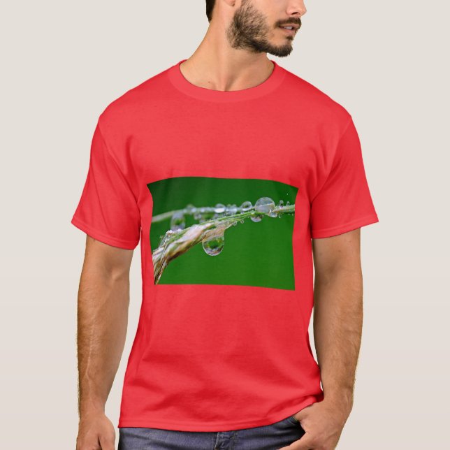 “Raindrop” Minimal Aesthetic T-Shirt (Front)