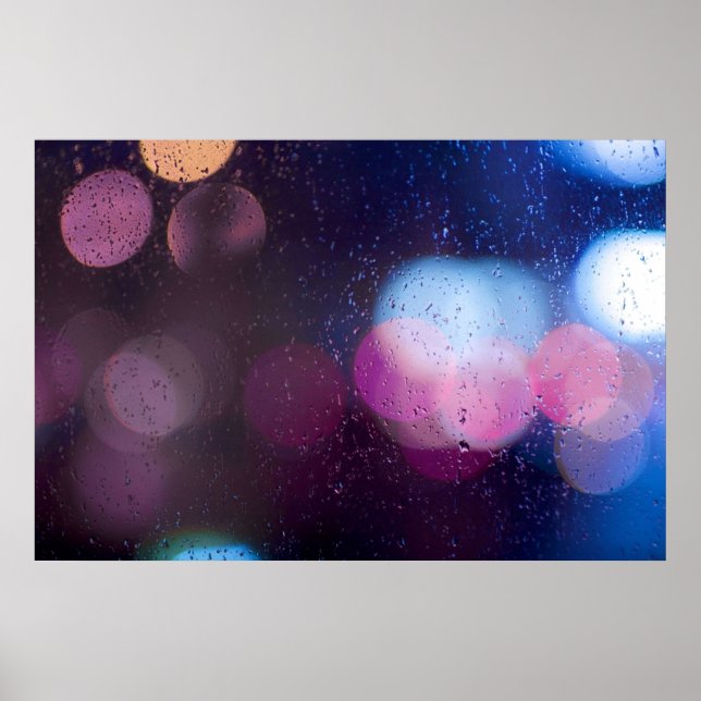 Raindrop on the window poster (Front)
