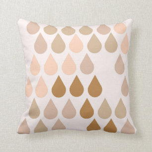 Raindrop pink boho nursery pillow neutral decor