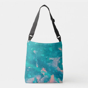 Raindrops Abstract Crossbody Bag