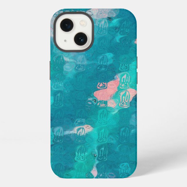 Raindrops Abstract iPhone Case (Back)
