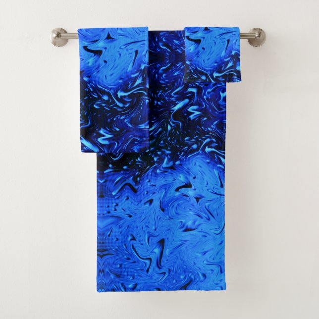 Raindrops by Shirley Taylor Bath Towel Set (Insitu)