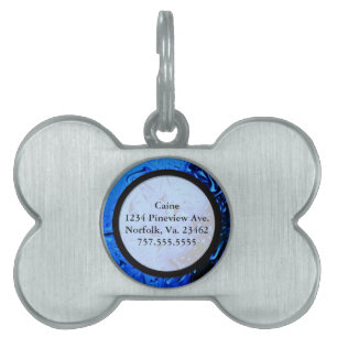 Raindrops by Shirley Taylor Pet Name Tag