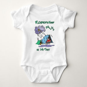 Raindrops Camping Baby Bodysuit