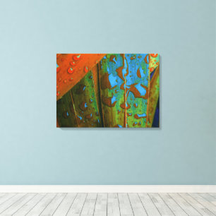 Raindrops Go Tropical Canvas Print