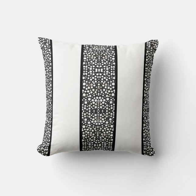 Raindrops I Big Stripes Cushion (Front)