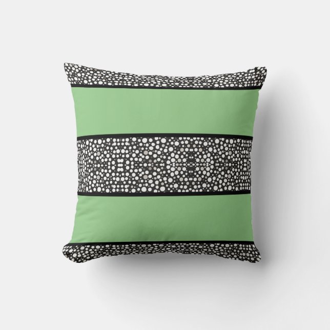 Raindrops I Big Stripes Horizontal  Cushion (Front)