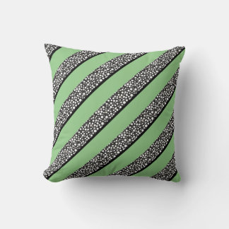 Raindrops I Small Stripes Right Cushion