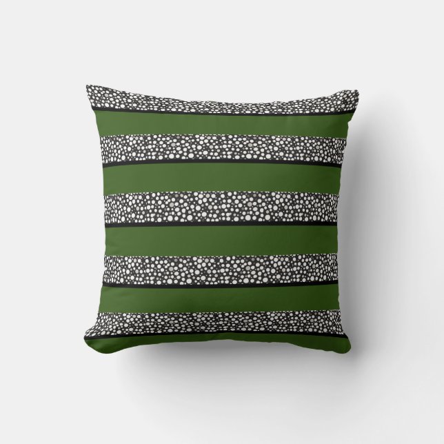 Raindrops I Stripes Cushion (Front)