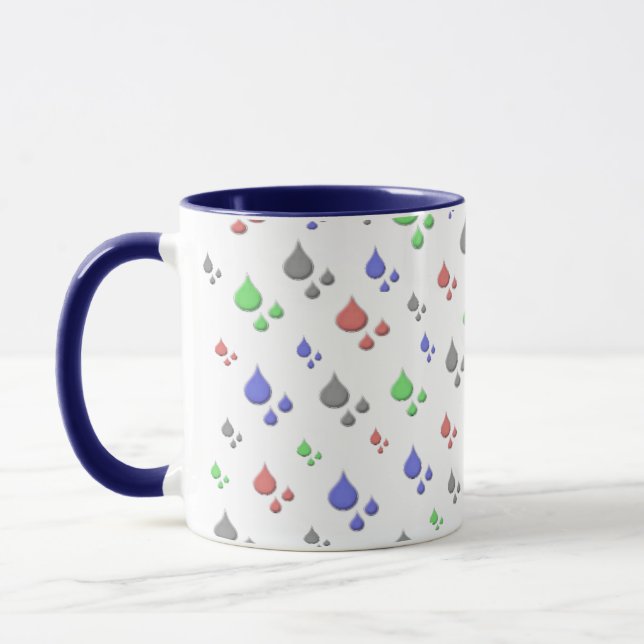 Raindrops Mug (Left)