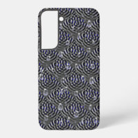 Raindrops on blue grey Metal