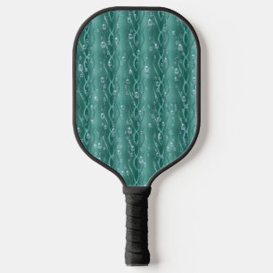 Raindrops on green Metal Pickleball Paddle