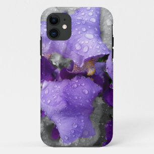 raindrops on iris iPhone 11 case