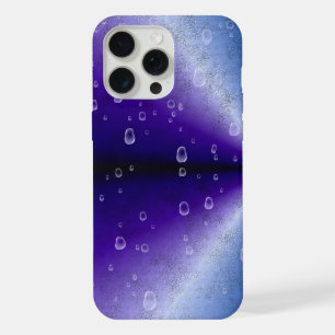 Raindrops on Purple Rainbow iPhone 15 Pro Max Case