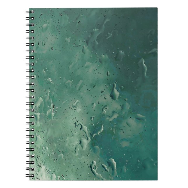 raindrops on the window  notebook (Front)