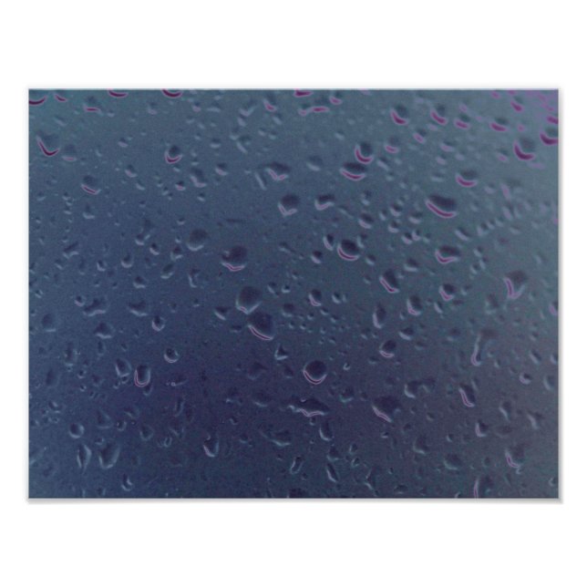 Raindrops Photo Print (Front)