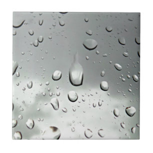 Raindrops Photography Tile