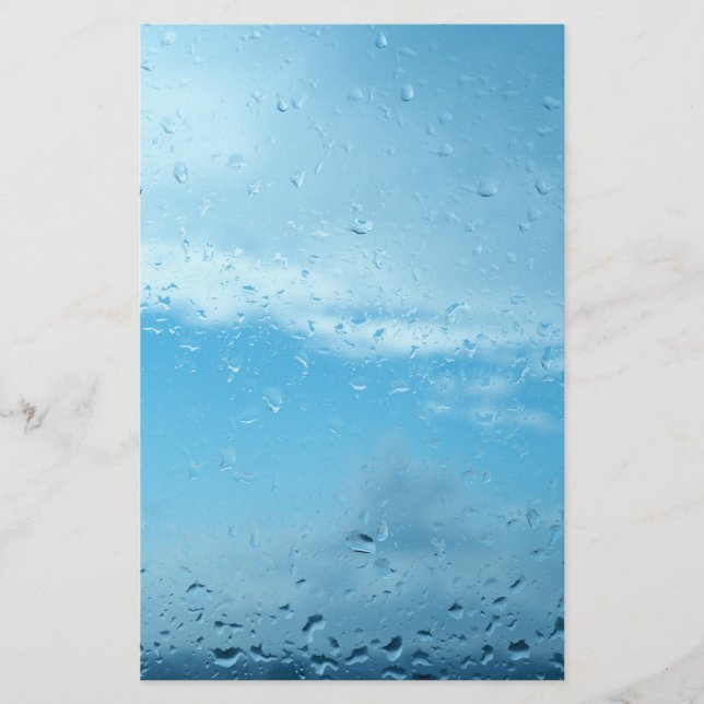 Raindrops Stationery (Front)
