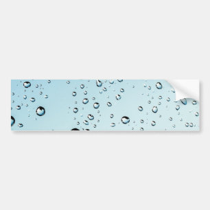 Raindrops Texture Bumper Sticker