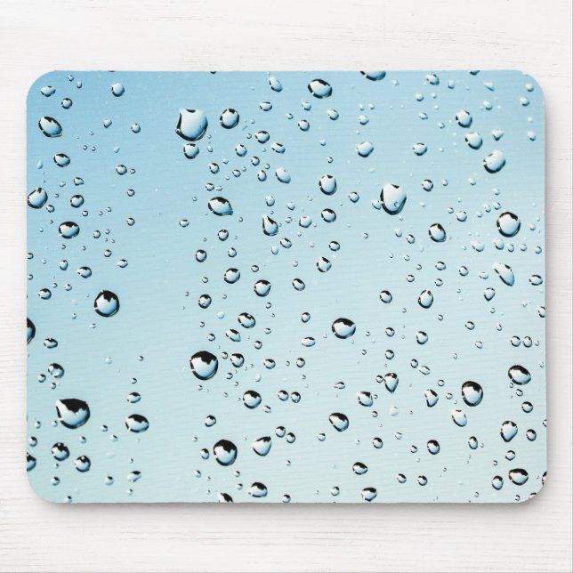 Raindrops Texture Mouse Mat (Front)