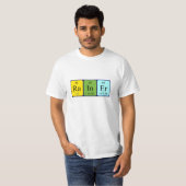 Rainer periodic table name shirt (Front Full)