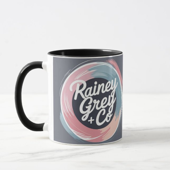 Rainey Grey + Co Logo 8 Mug (Left)